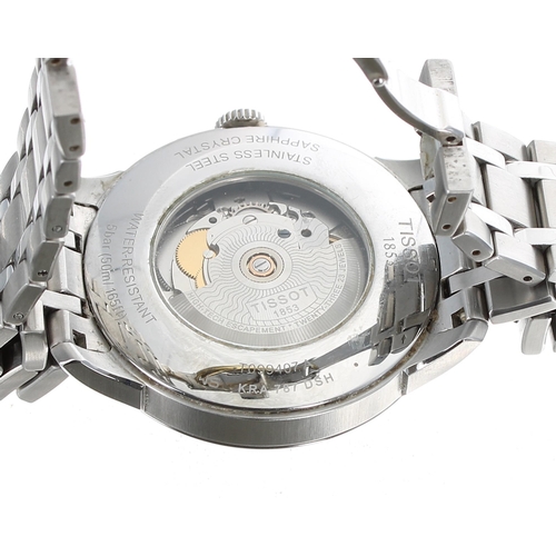 26 - Tissot Chemin Des Tourelles Powermatic 80 stainless steel gentleman's wristwatch, reference no. T099... 