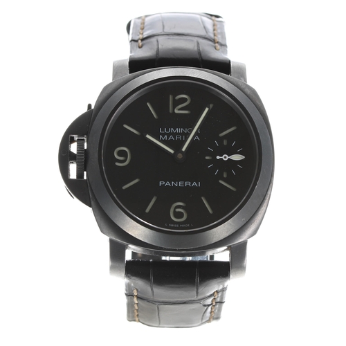37 - Panerai Luminor Marina PVD left-handed MANUAL WIND gentleman's wristwatch, reference no. OP6750, cas... 