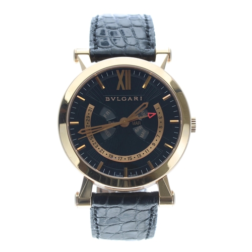 38 - Bulgari Sotirio Annual Calendar, 125th Anniversary 18ct gentleman's wristwatch, reference no. SBP42G... 