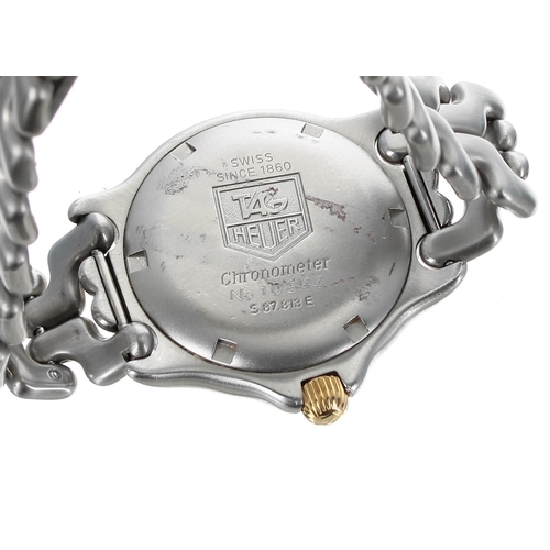 43 - Tag Heuer S/EL Chronometer bicolour automatic gentleman's wristwatch, reference no. S87.813E, no. 10... 
