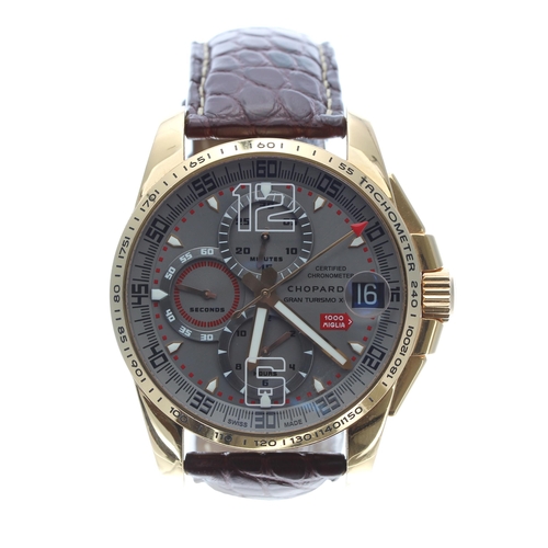47 - Chopard Mille Miglia Gran Turismo XL Chrono Limited Edition 18ct automatic gentleman's wristwatch, r... 