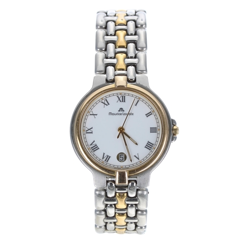 49 - Maurice Lacroix Classic bicolour gentleman's wristwatch, reference no. 69637, quartz, 36mm... 