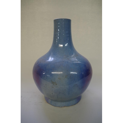 520 - A Chinese Junyao style vase, probably 18th/19th century, 27cm high