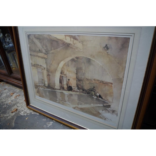 1374 - Sir William Russell Flint, a pencil signed colour print; together with two other limited editio... 
