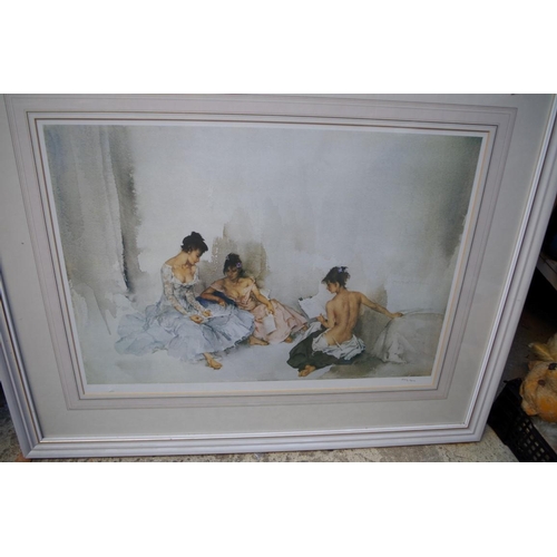 1374 - Sir William Russell Flint, a pencil signed colour print; together with two other limited editio... 