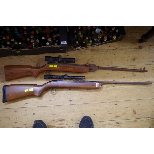 1909 - Two old air rifles. 