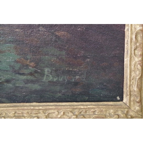 1793 - * Bouvard, a Venetian canal, signed, oil on canvas, 52 x 71cm.