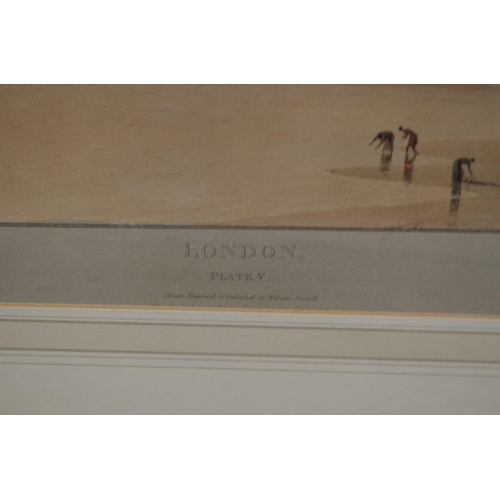 1120 - After William Daniell, 'London', (plate V), aquatint, I.40 x 64cm.