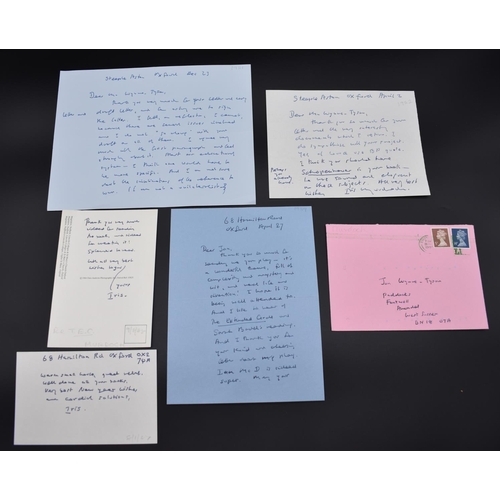 31 - MURDOCH (Iris): group of five ALS to Jon Wynne-Tyson, including two short notes on postcards, 1... 