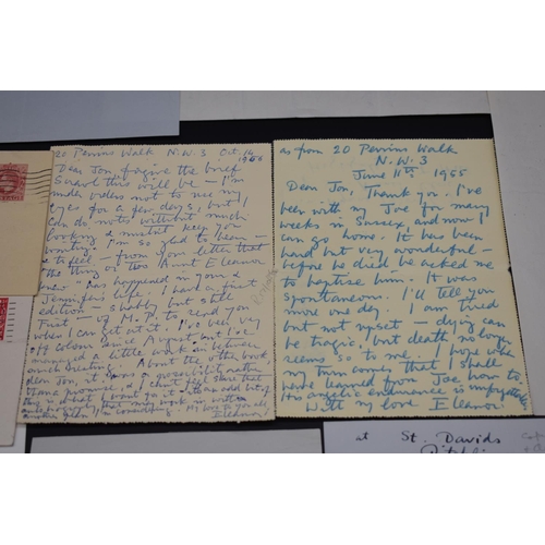 35 - FARJEON (Eleanor): group of four ALS, three postcards, one TLS and an inscribed compliment card, all... 