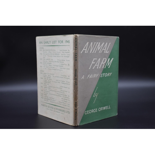 41 - ORWELL (George): 'Animal Farm...a Fairy Story', London, Secker & Warburg, 1945. First Edition. 8... 