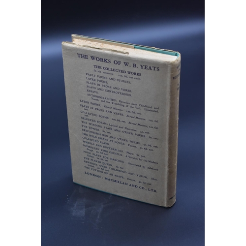 45 - YEATS (W B): 'Wheels and Butterflies...' London, Macmillan, 1934: First Edition: 8vo, publisher's gr... 