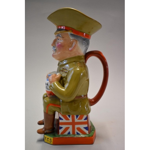 1366 - A set of eleven Wilkinson 'Allied Commanders of The First World War' pottery toby jugs, designed by ... 