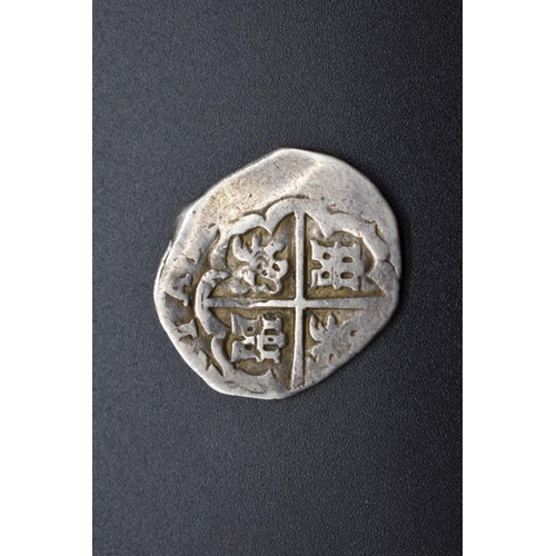 130 - Coins: an unidentified hammered silver coin.