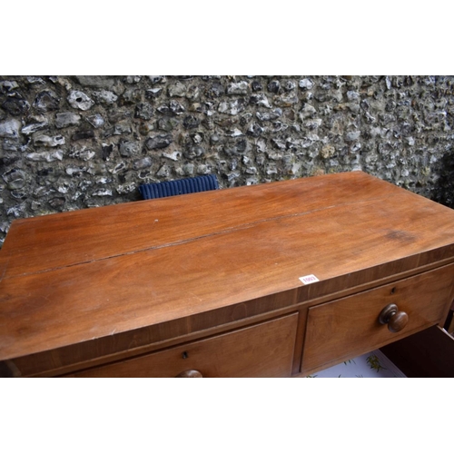 1003 - A large Victorian mahogany chest of drawers, 113cm wide x 53cm deep x 126cm high. 