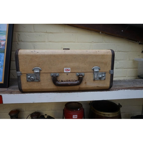 1254 - A vintage Antler 'Airtight' suitcase, 50cm wide.