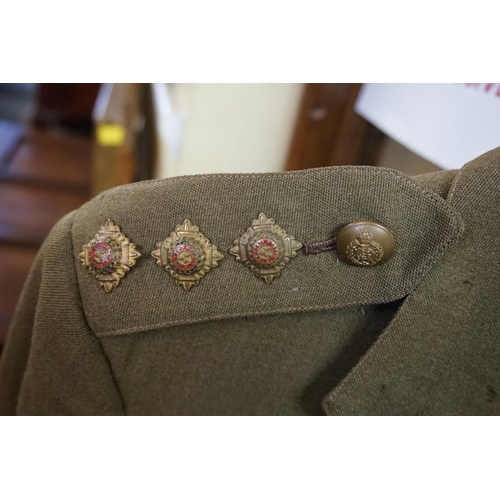 1956 - A 1943 British Army Dental Corps captain's dress jacket, by Hawes Bros.