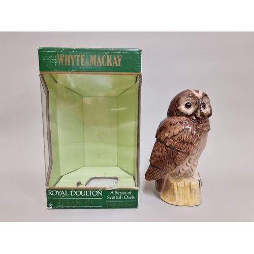 10 - A 20cl Whyte & Mackay Royal Doulton 'Tawny Owl' whisky decanter, with contents, in oc.... 