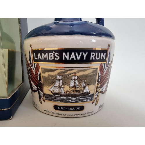 40 - A 75cl flagon of Lamb's 'HMS Warrior' Navy Rum, in oc.