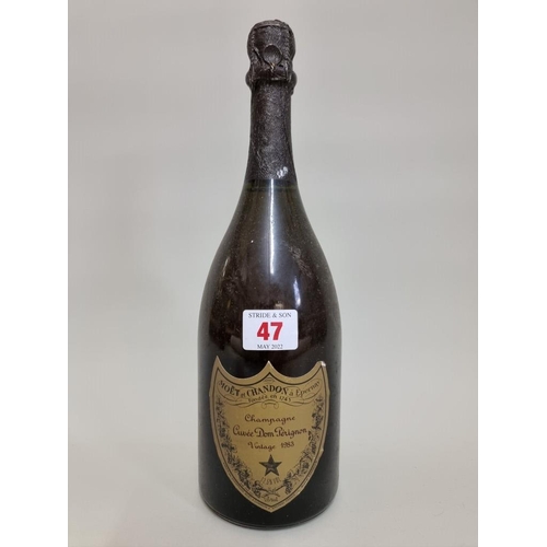 47 - A 75cl bottle of Moet et Chandon 'Dom Perignon' 1983 vintage champagne.