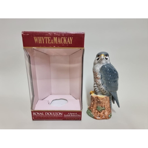 9 - A 20cl Whyte & Mackay Royal Doulton 'Peregrin Falcon' whisky decanter, with contents, in oc.... 