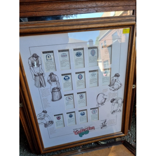 1004 - A Martini advertising pub mirror; together with other pub mirrors, cigarette cards, two cartoon... 