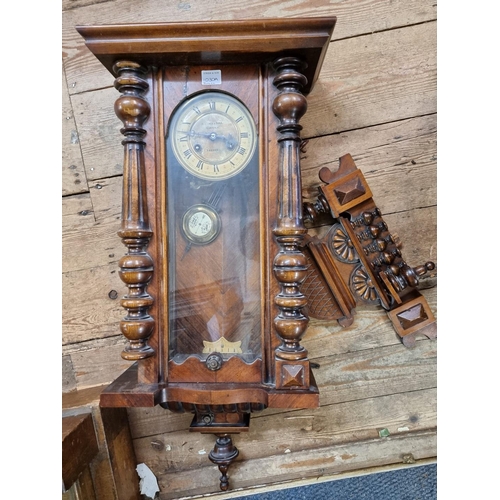 1030a - An R Jones and Sons wall clock. 