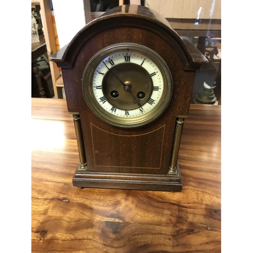 359 - Wooden cased French clock...