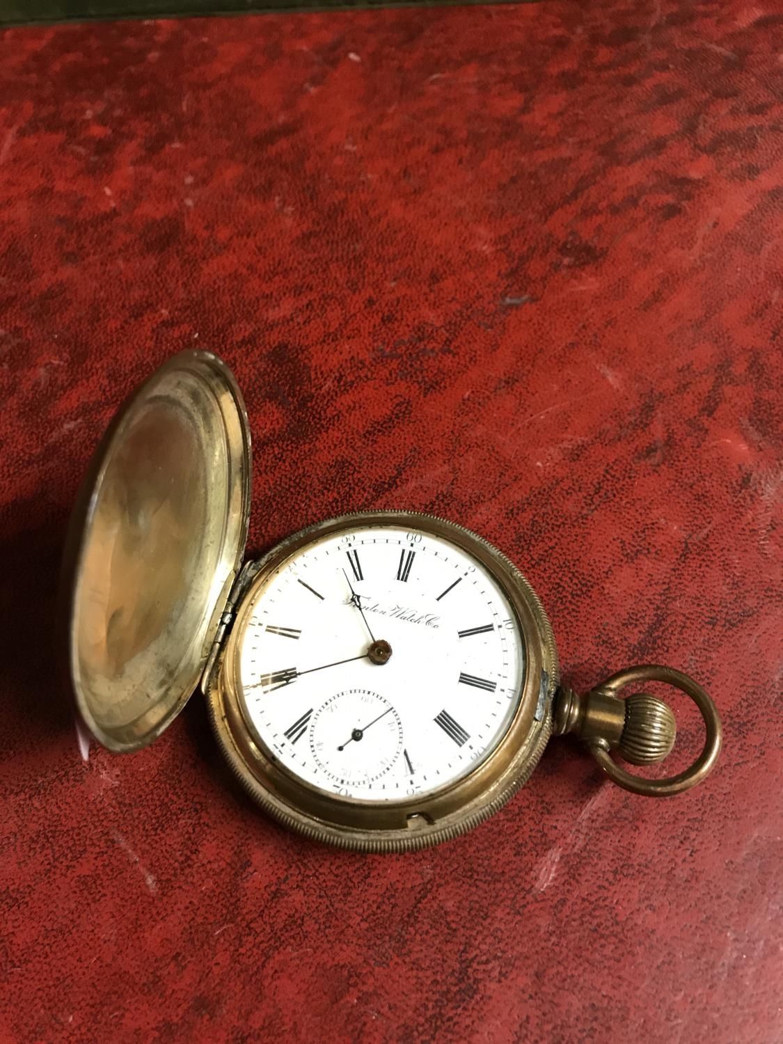 VINTAGE TRENTON WATCH CO USA POCKET WATCH WATCHES & CLOCKS ARE NOT TESTED