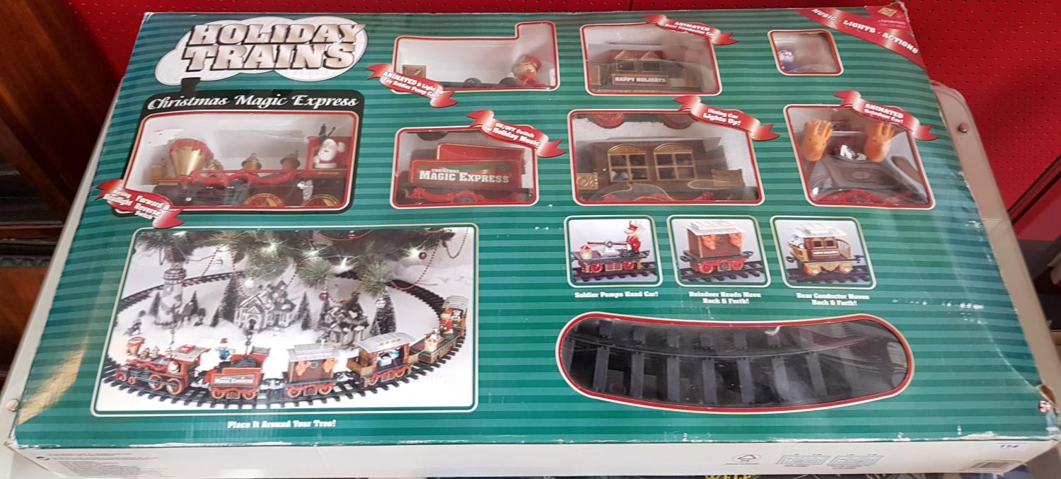 holiday trains christmas magic express