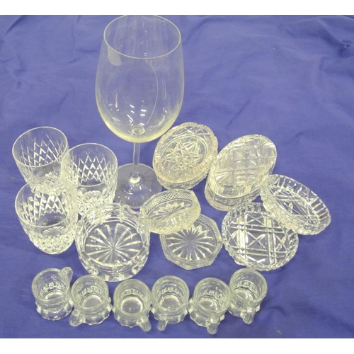 5 - Assorted lot of glassware in box