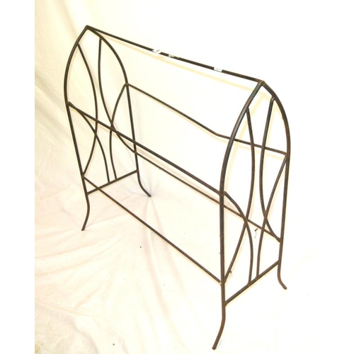 8 - Metal railed clothes horse