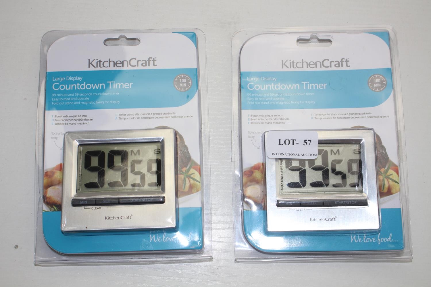 Grade U X 2 Kitchencraft Countdown Timer Large Display