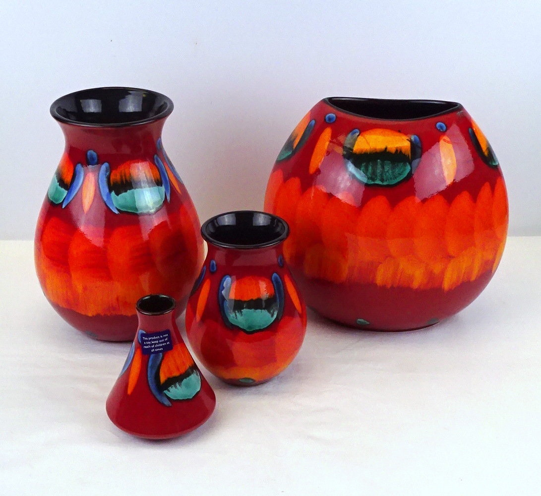 Four Poole Pottery 