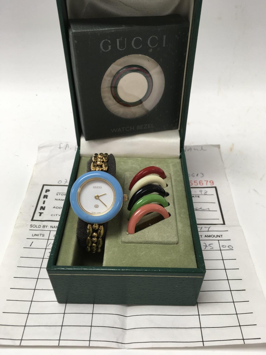 gucci multi bezel watch