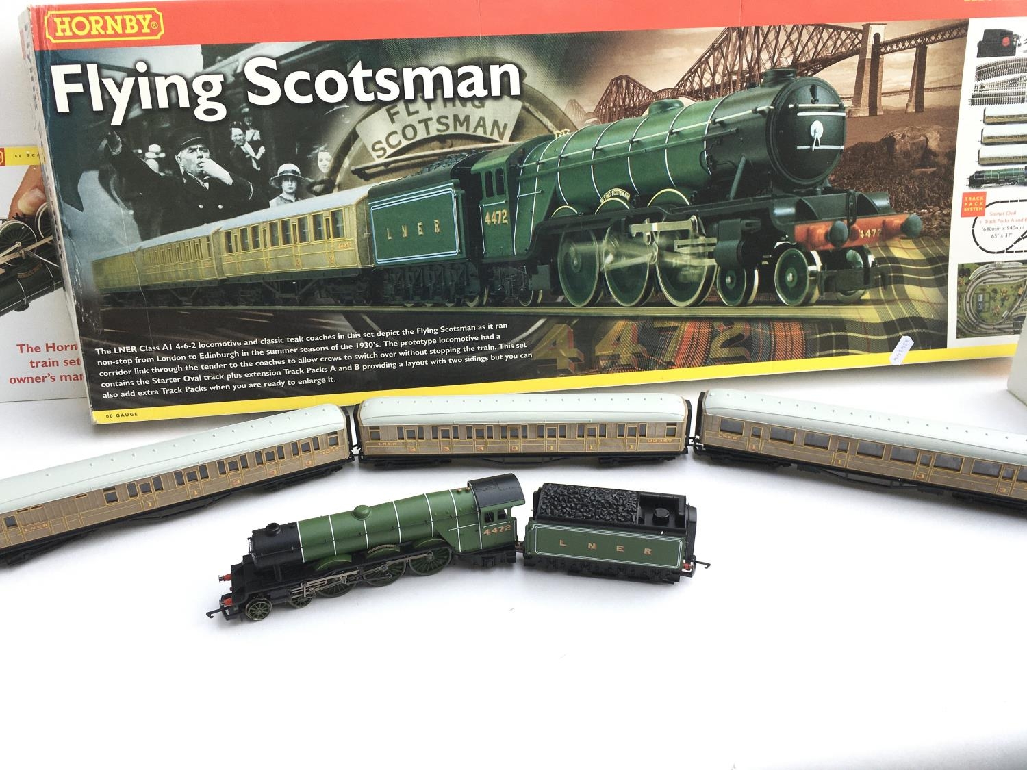 Hornby Electric Train Set. Flying Scotsman. Boxed.