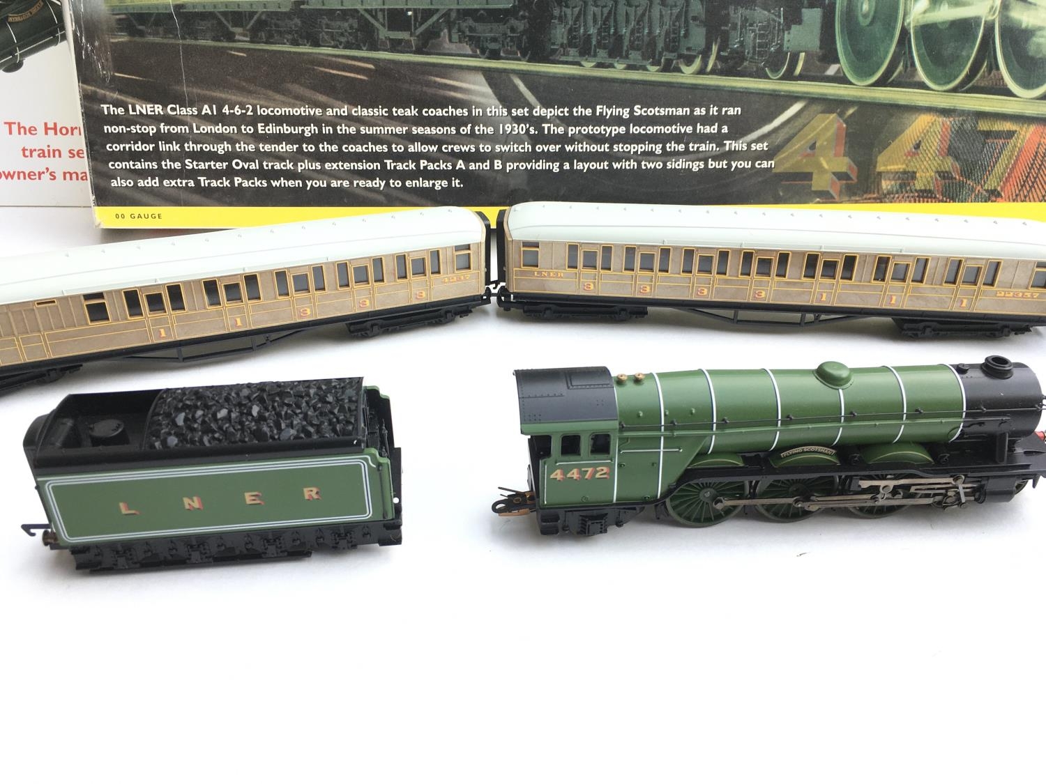 Hornby Electric Train Set. Flying Scotsman. Boxed.