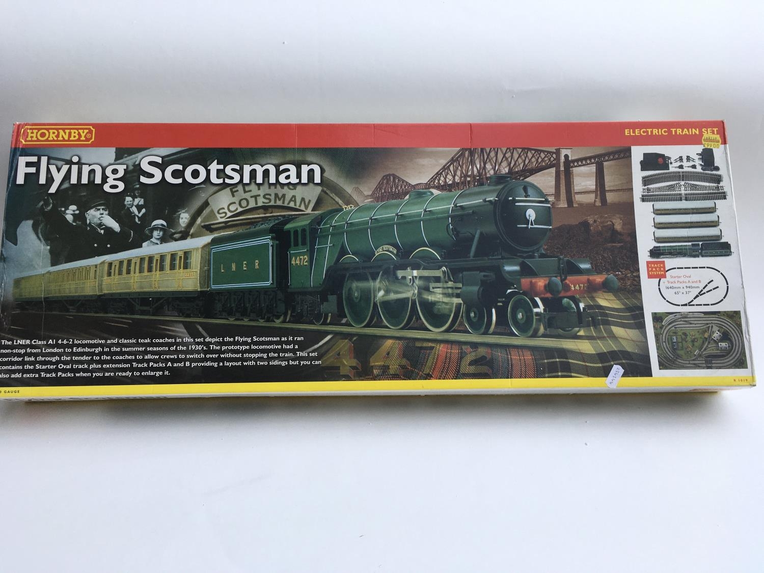 Hornby Electric Train Set. Flying Scotsman. Boxed.