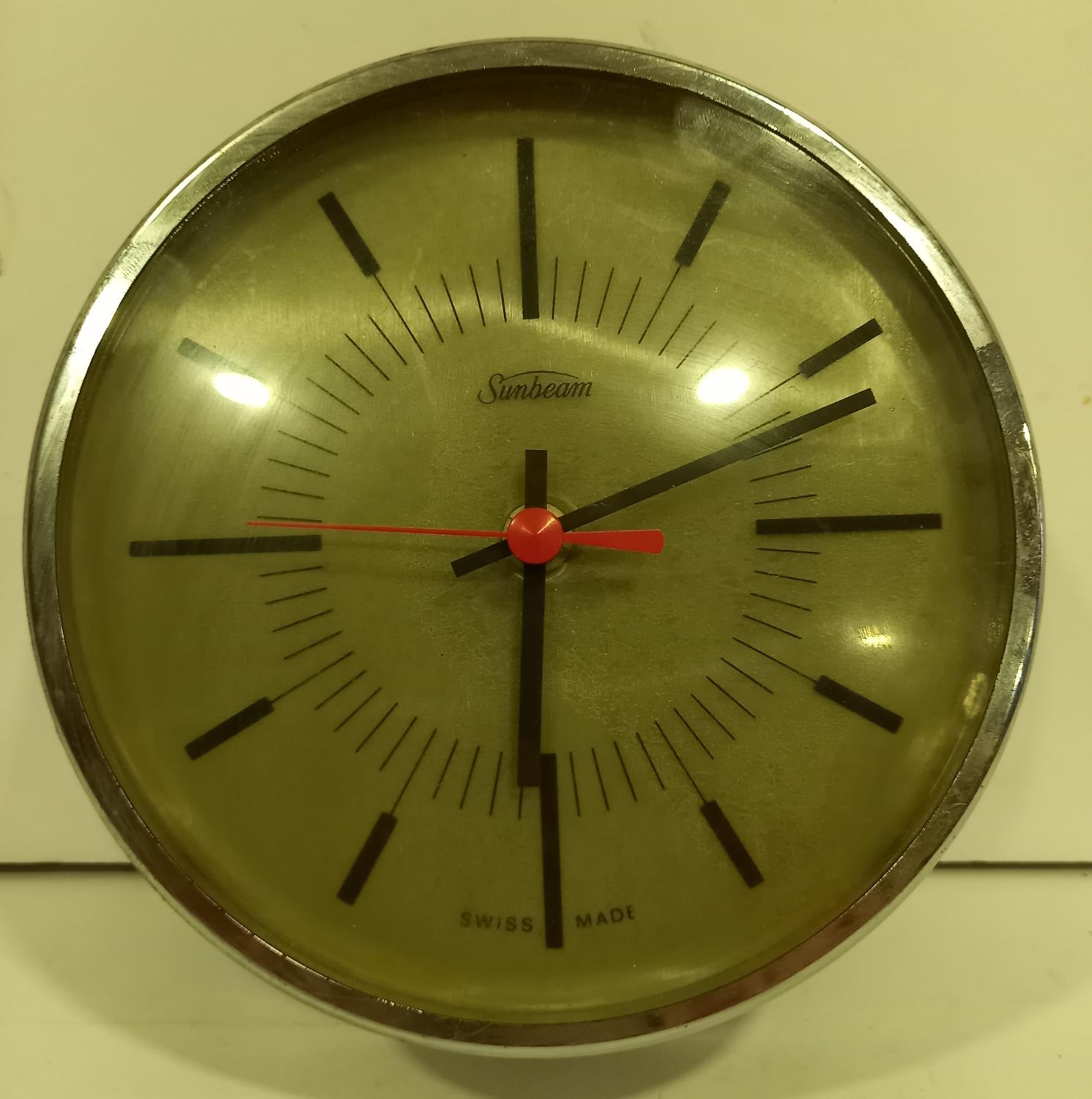 Swiss Sunbeam Retro Wall Clock