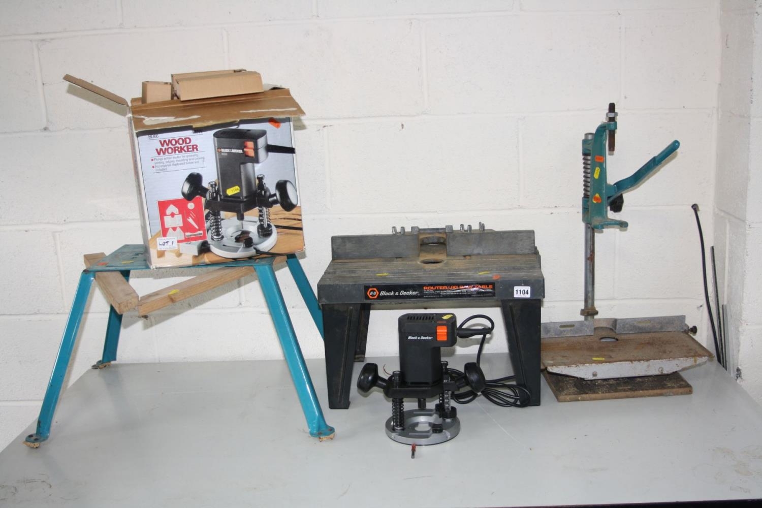 A Black And Decker Bd66 Router A Black And Decker Router Table