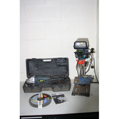 A POWERCRAFT DP500 PILLAR DRILL , a 