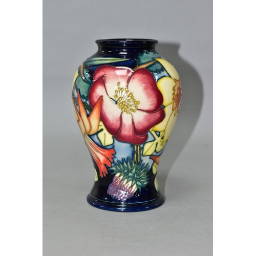 A MOORCROFT POTTERY GOLDEN JUBILEE VASE, of baluster form, t... Barnebys