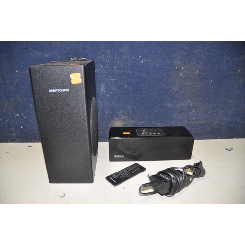 A ORBITSOUND M9 SOUNDBAR along with 