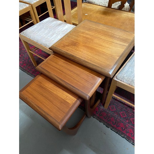 538 - A Nest of three tables in teak produced by G-Plan.