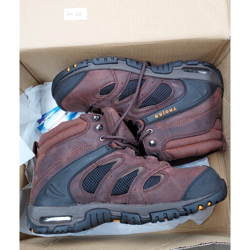 25 - A Pair of Trojan Hiker Boots size 10.