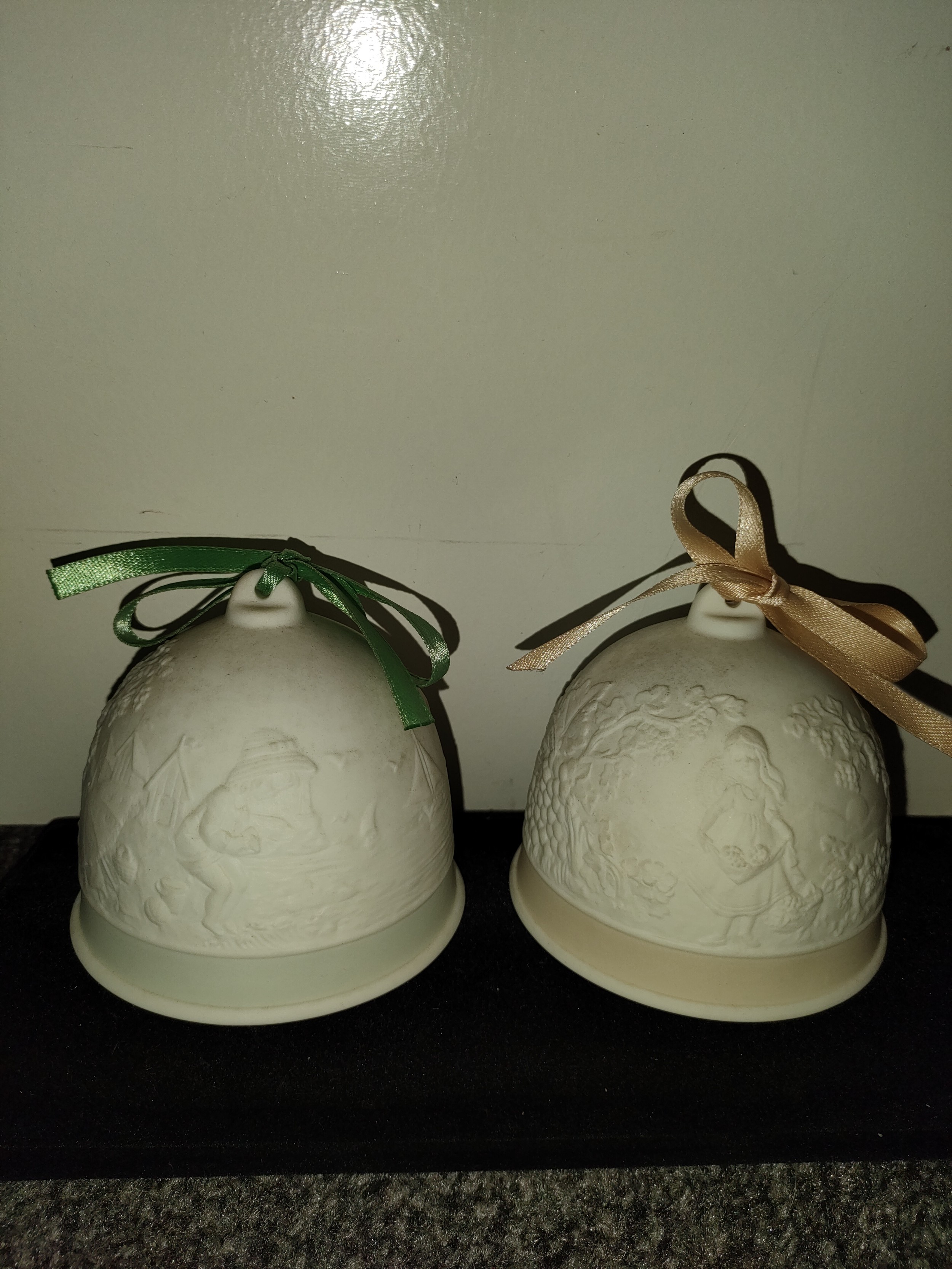 2 lladro bells