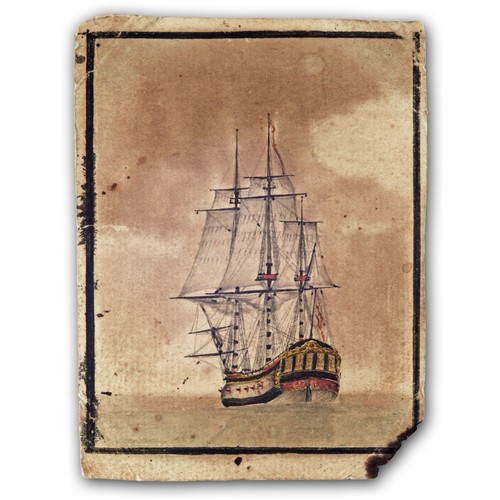 103 - From the Collection of Admiral Grindall, an Able Seaman aboard Captain Cook’s Resolution during his ... 