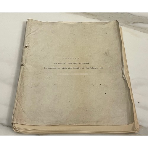 From the Collection of Admiral Grindall, an Able Seaman aboard Captain Cook’s Resolution during his second circumnavigation and later in command of Prince at the Battle of Trafalgar; thence by direct descent through his family.