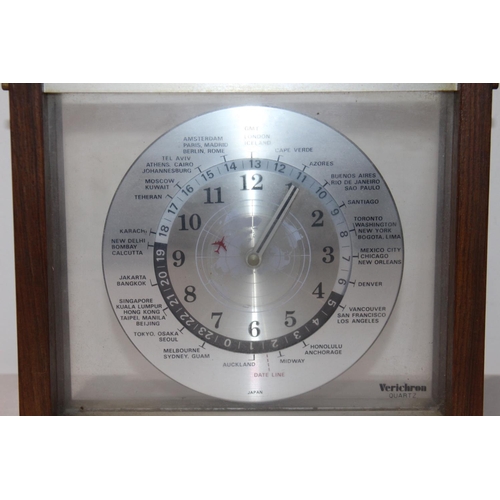 VERICHRON QUARTZ WORLD CLOCK
