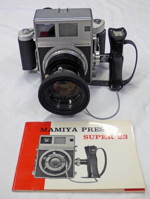 Mamiya Super 23 Medium Format Camera With 6 X 9 Film Back And Mamiya Sekor 100mm F 2 8 Lens With Ins